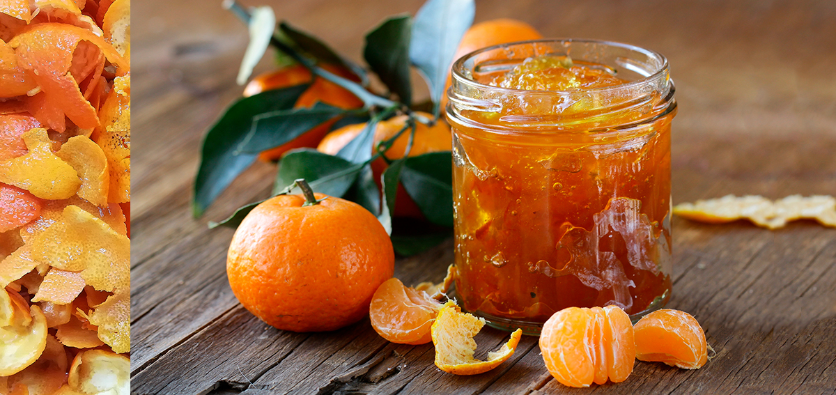 Delicious individually quick frozen (IQF) mandarin zest